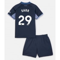 Tottenham Hotspur Pape Matar Sarr #29 Vonkajší Detský futbalový dres 2023-24 Krátky Rukáv (+ trenírky)